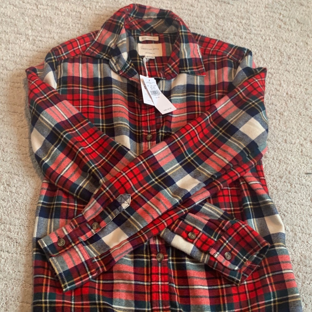 American Eagle boyfriend flannel - Picture 3 of 7